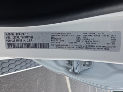 2022 RAM 1500 Laramie Crew Cab 4x4 5'7" Box