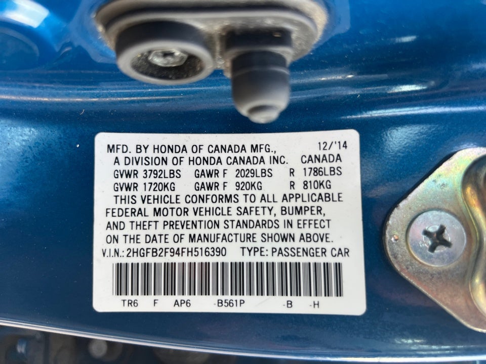 2015 Honda Civic EX-L