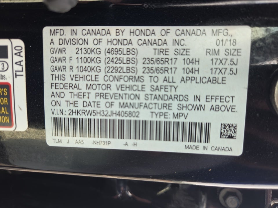2018 Honda CR-V LX