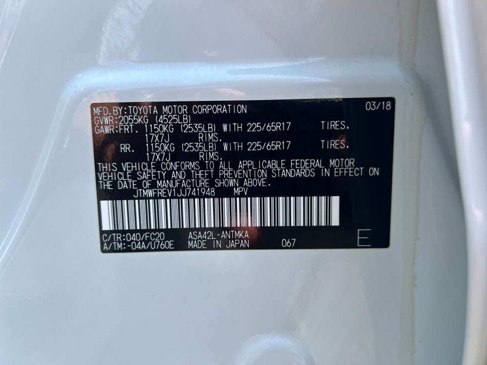 2018 Toyota RAV4 XLE