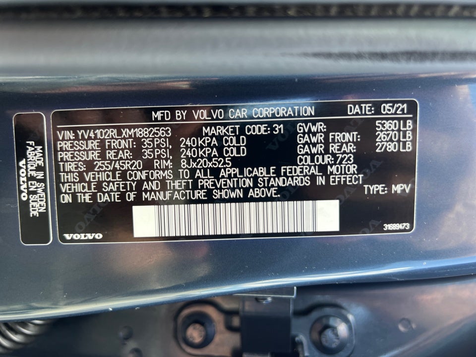 2021 Volvo XC60 T5 Inscription