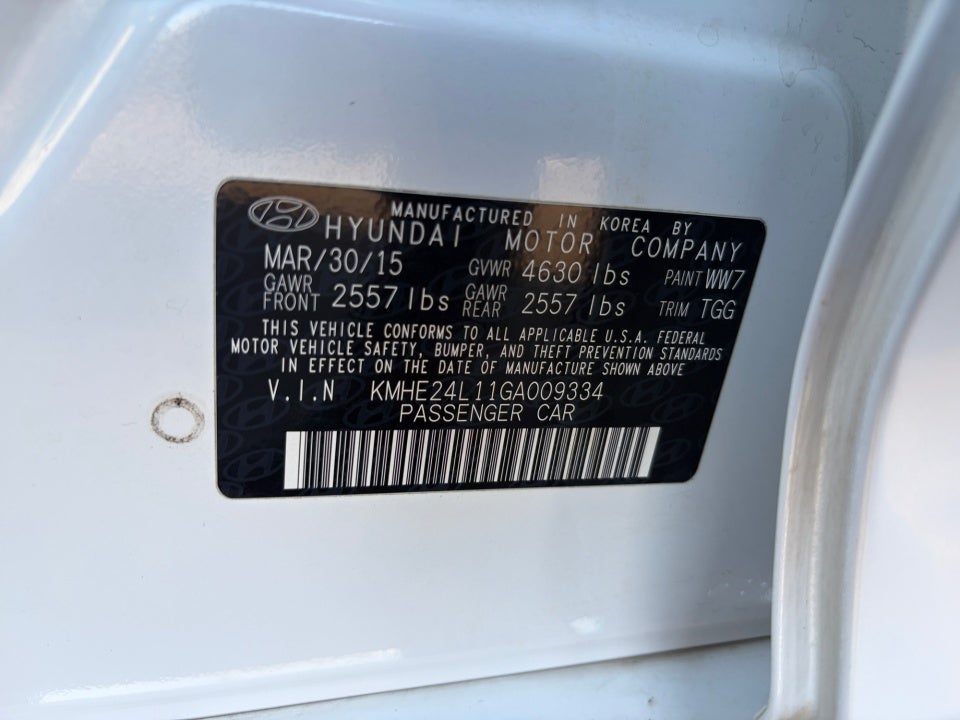 2016 Hyundai Sonata Hybrid SE