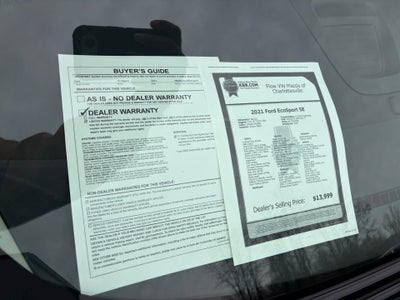 2021 Ford EcoSport SE