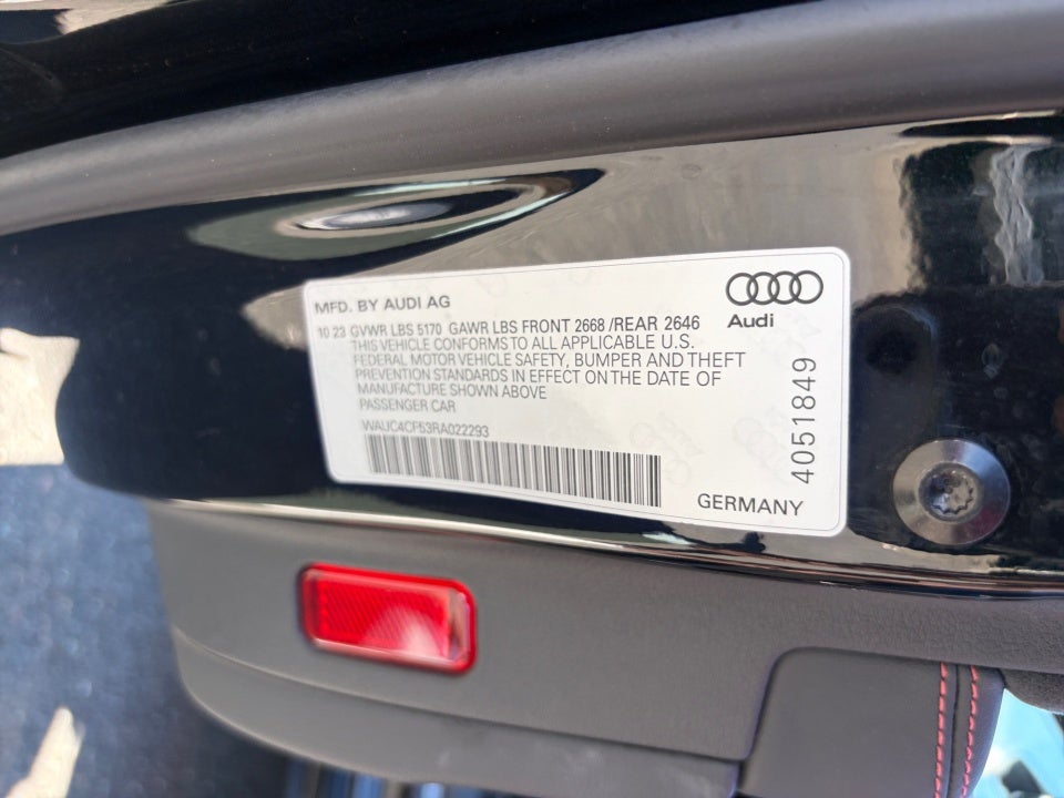 2024 Audi S5 Sportback Premium Plus