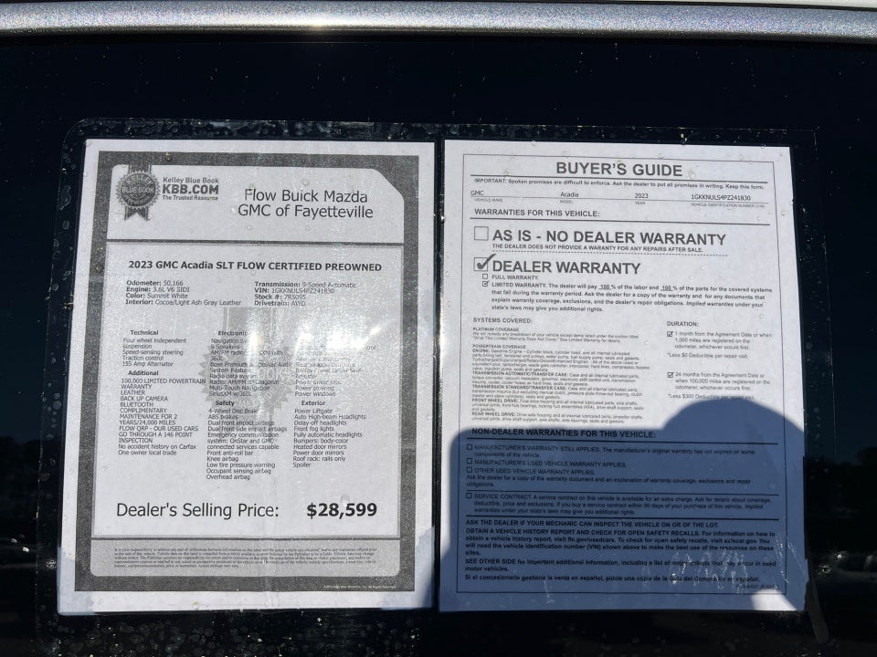 2023 GMC Acadia AWD SLT