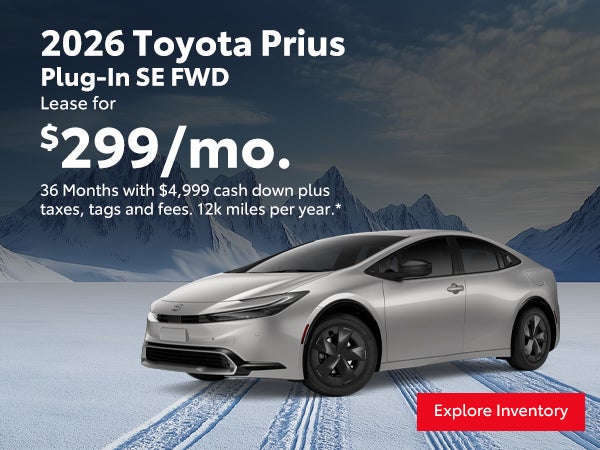 2026 Toyota Prius Plug-In SE FWD