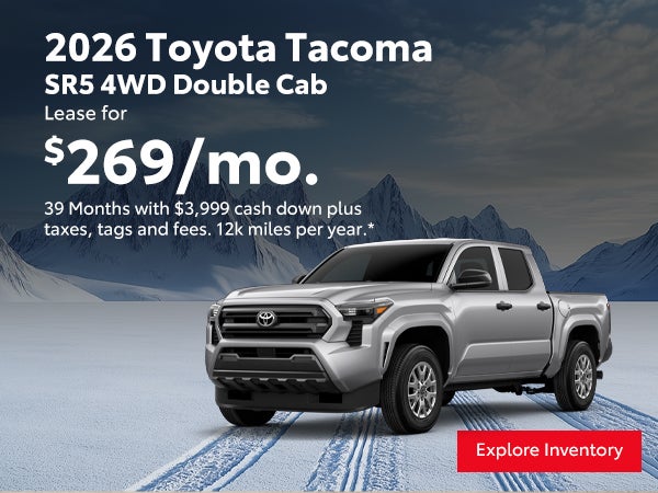 2026 Toyota Tacoma SR5 4WD