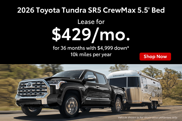 2026 Toyota Tundra SR5 CrewMax 5.5' Bed