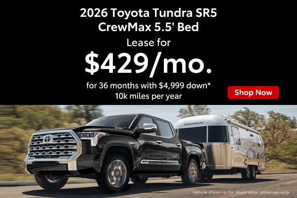 2026 Toyota Tundra SR5 CrewMax 5.5' Bed