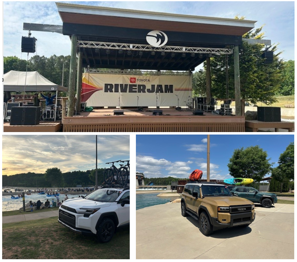Outdoor activities and live music at River Jam